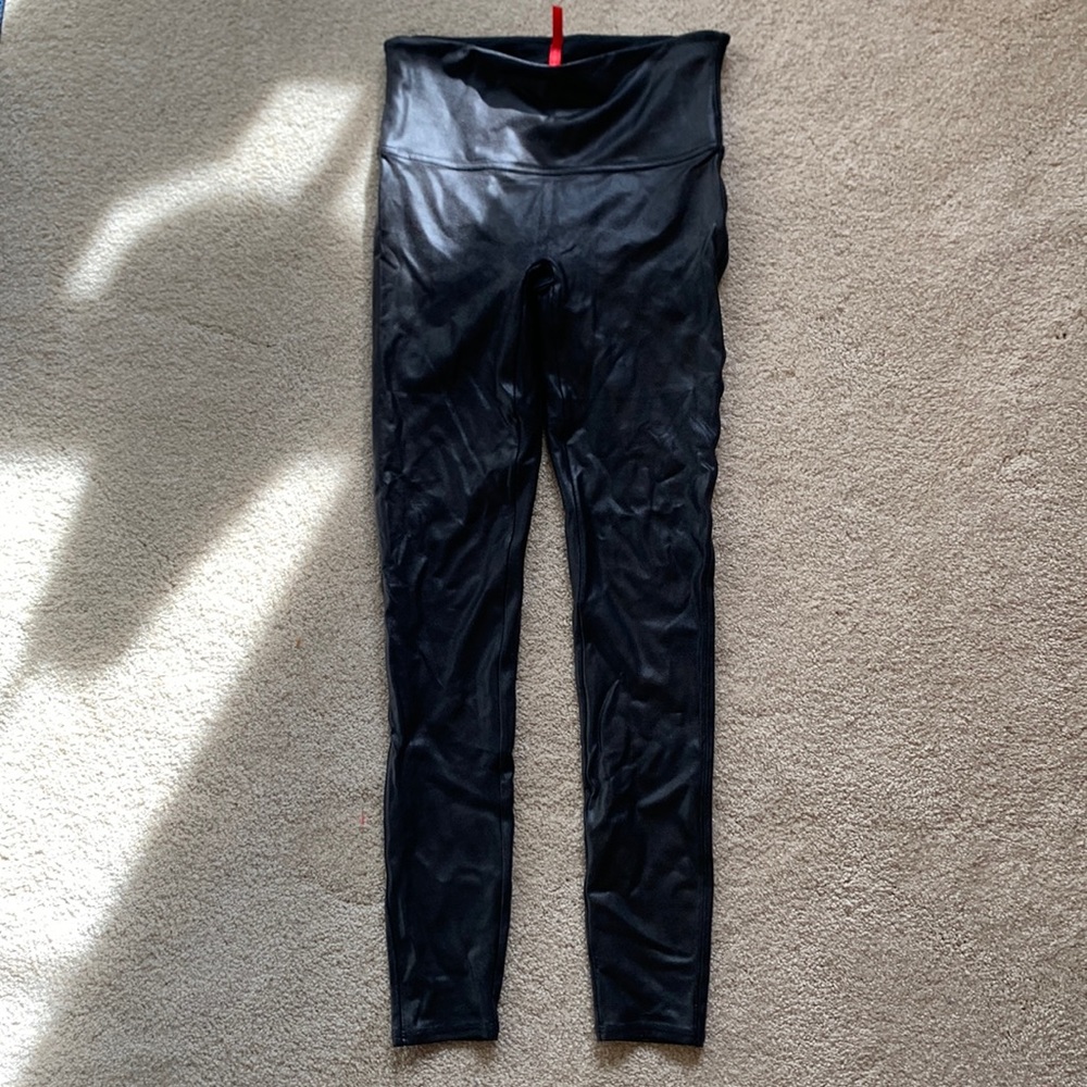 SPANX faux leather leggings